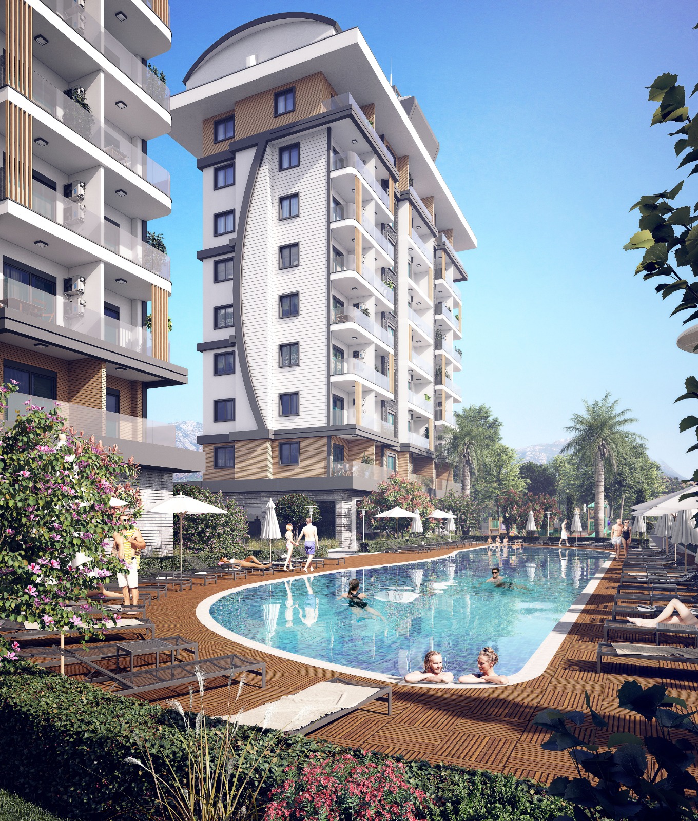 A new project of a modern residential complex with hotel infrastructure in Payallar - Umbrella Group - Photo 5