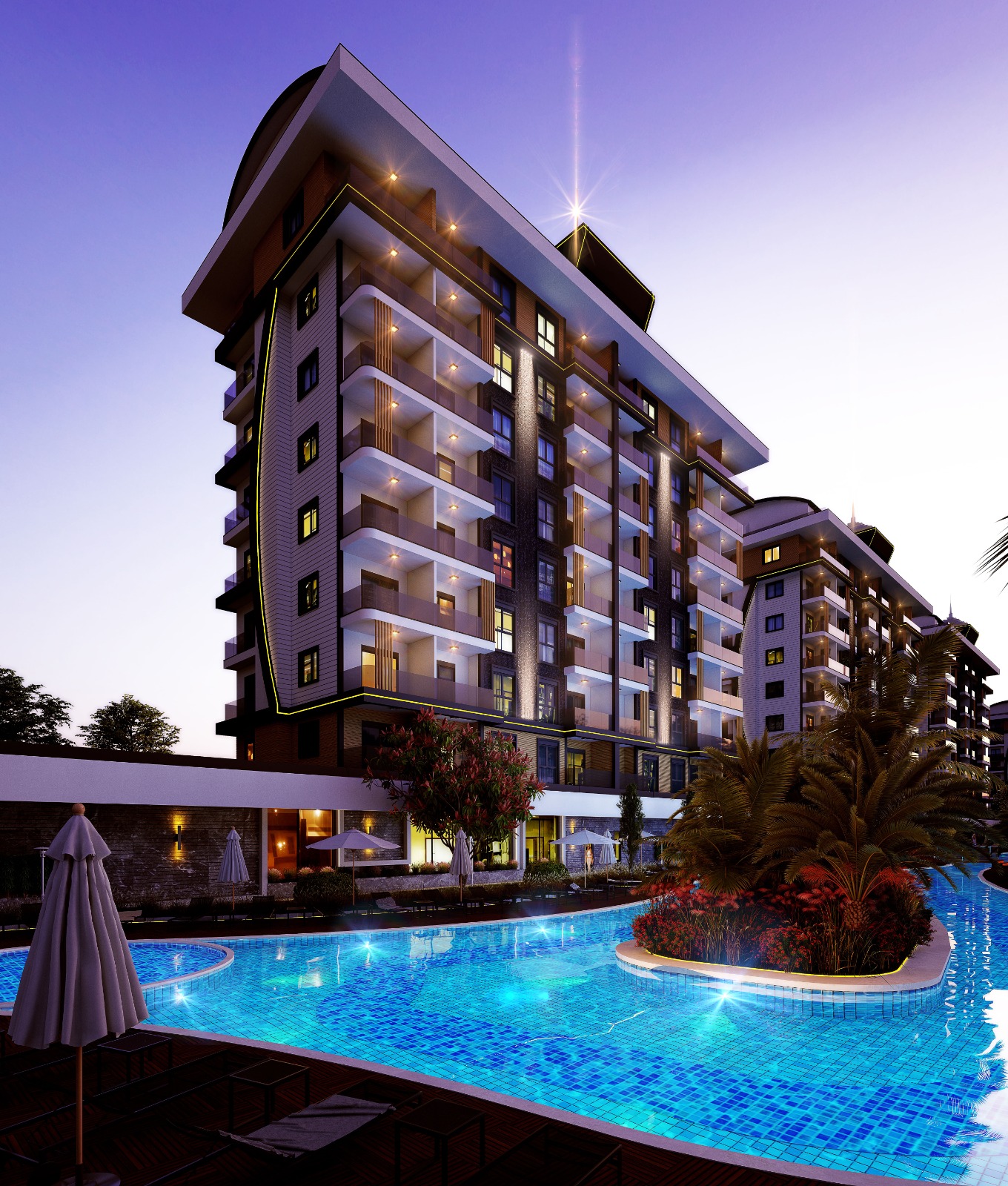 A new project of a modern residential complex with hotel infrastructure in Payallar - Umbrella Group - Photo 6