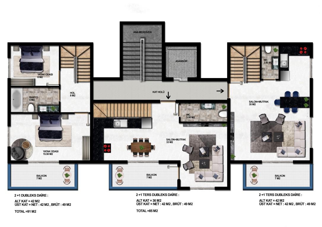 New residential complex in Alanya (Oba) - Umbrella Group - Photo 10