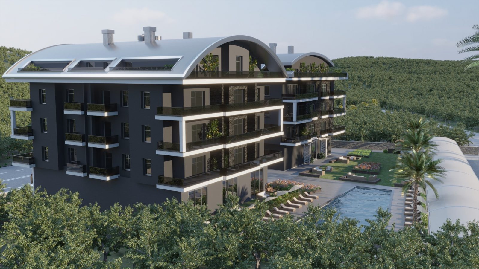 New residential complex in Oba district with spacious apartments and commercial premises - Umbrella Group - Photo 4