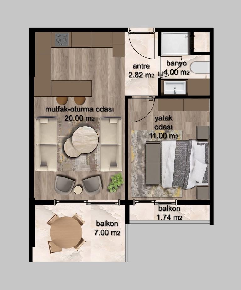 Modern project with spacious two bedroom apartments (500 m to the beach) - Umbrella Group - Photo 8