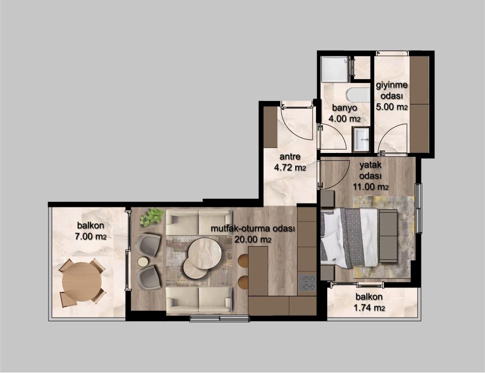 Modern project with spacious two bedroom apartments (500 m to the beach) - Umbrella Group - Photo 7