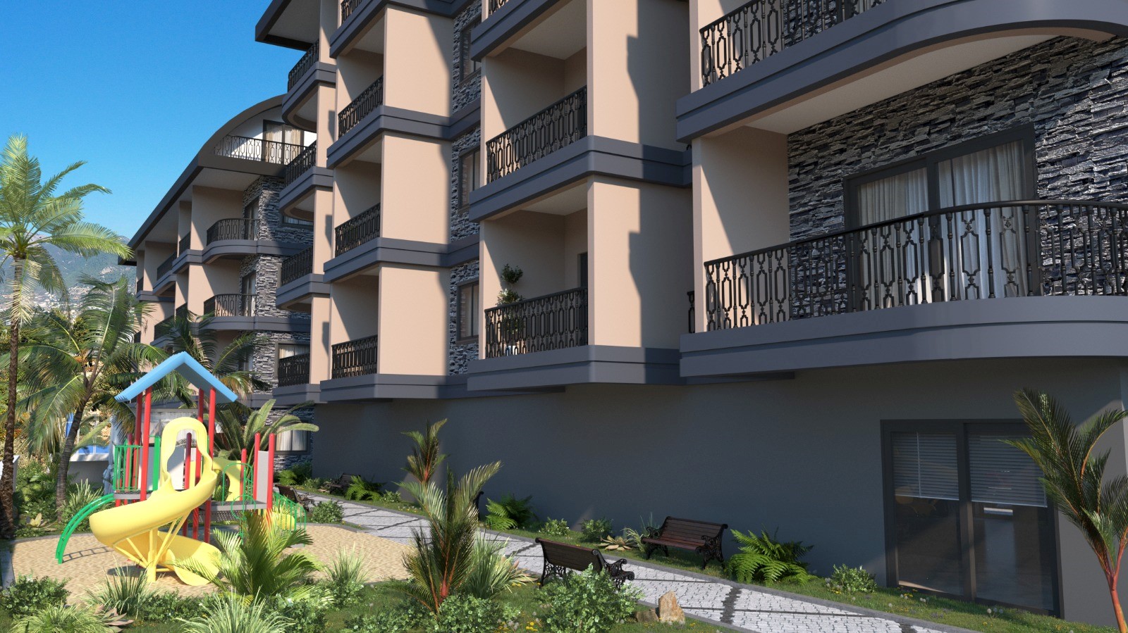 Project of modern house in the area of Oba with plans 1+1,2+1 - Umbrella Group - Photo 9