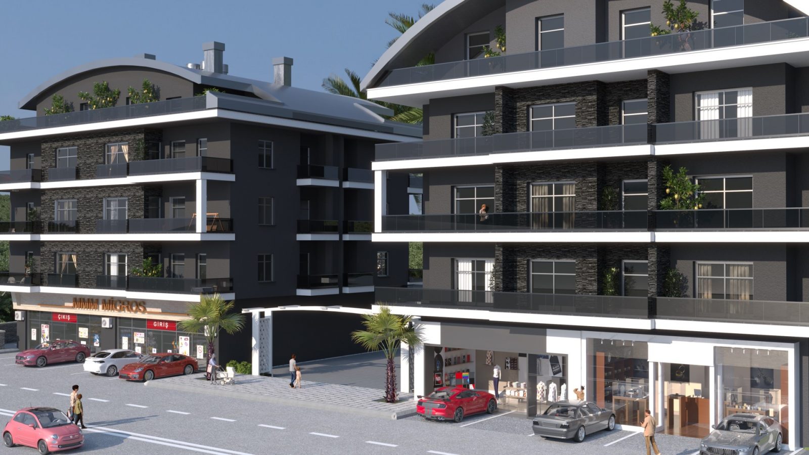 New residential complex in Oba district with spacious apartments and commercial premises - Umbrella Group - Photo 3