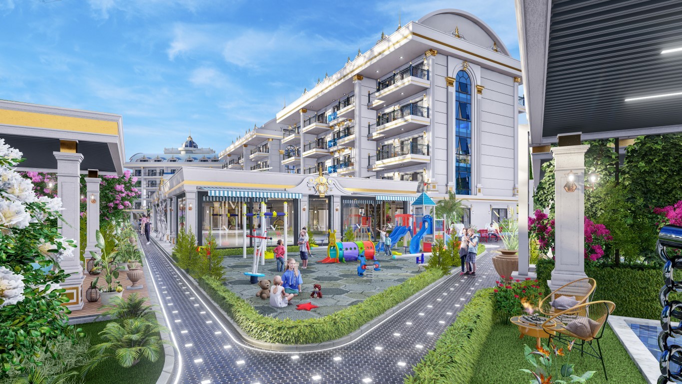 Project of a residential complex with covered parking and different plans 1+1,2+1,3+1,5+1 in the Oba district - Umbrella Group - Photo 18