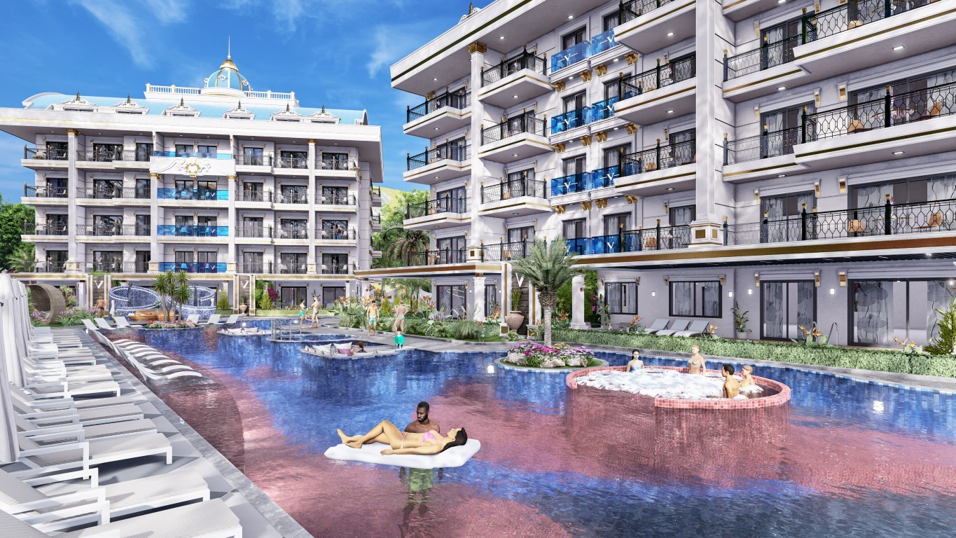 Project of a residential complex with covered parking and different plans 1+1,2+1,3+1,5+1 in the Oba district - Umbrella Group - Photo 20