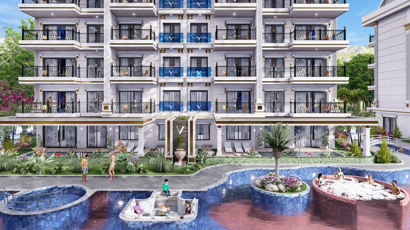Project of a residential complex with covered parking and different plans 1+1,2+1,3+1,5+1 in the Oba district - Umbrella Group - Photo 21