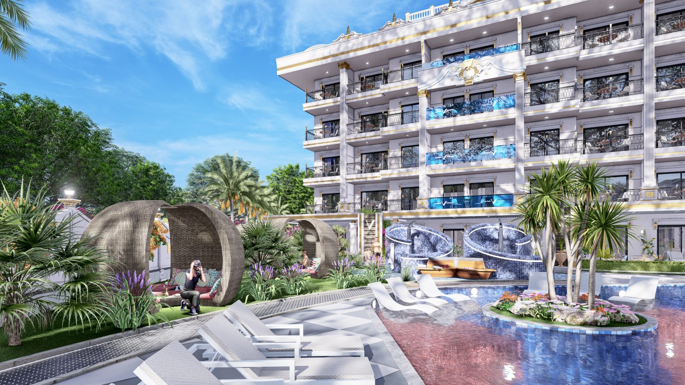 Project of a residential complex with covered parking and different plans 1+1,2+1,3+1,5+1 in the Oba district - Umbrella Group - Photo 25