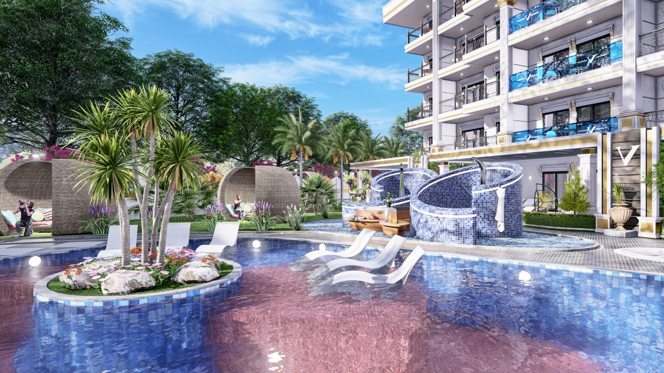 Project of a residential complex with covered parking and different plans 1+1,2+1,3+1,5+1 in the Oba district - Umbrella Group - Photo 26