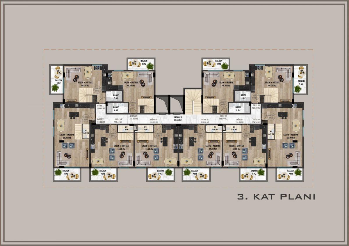 Apartments in the area of Konakly, open for residence 10 minutes from the sea - Umbrella Group - Photo 23