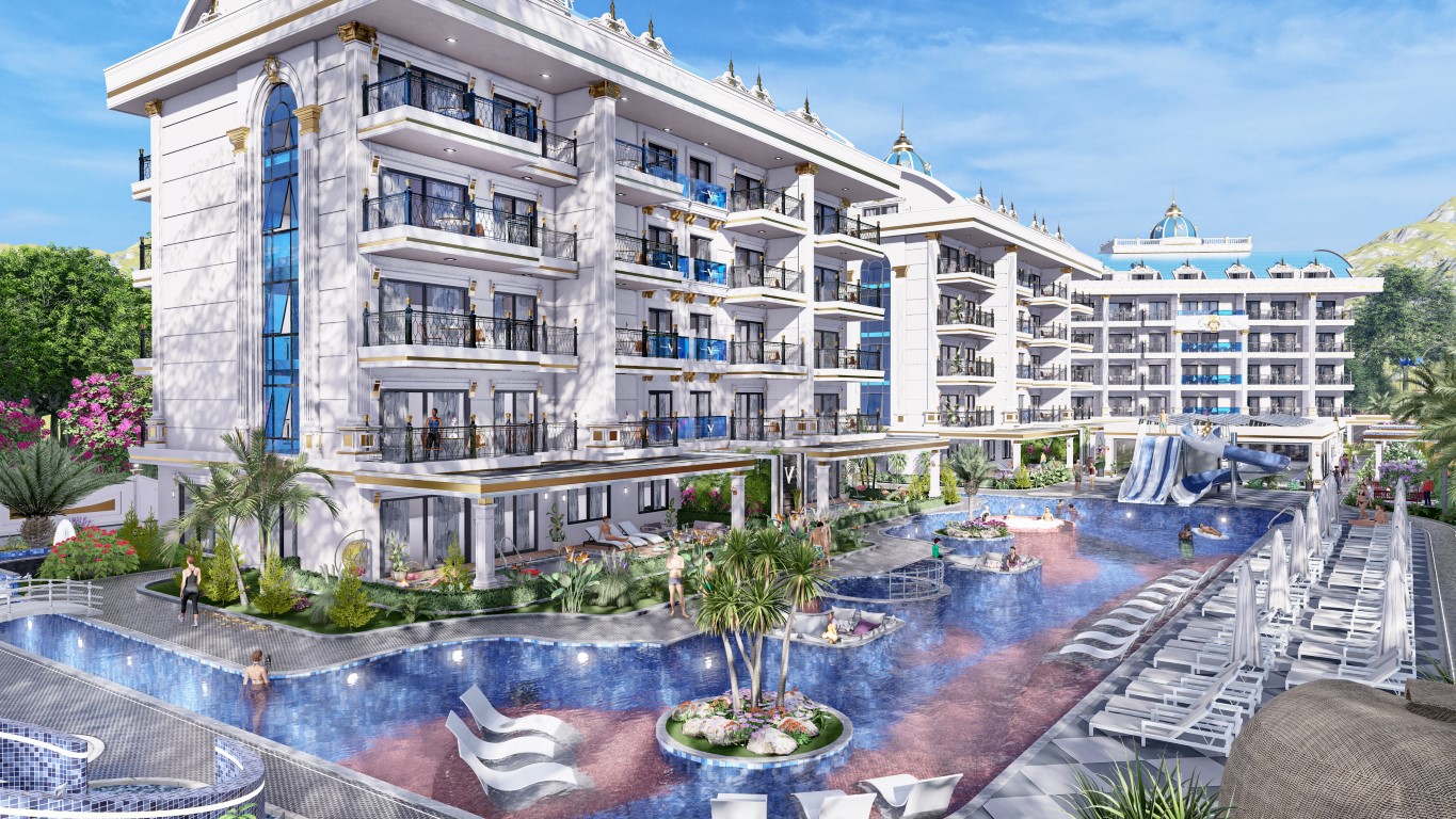 Project of a residential complex with covered parking and different plans 1+1,2+1,3+1,5+1 in the Oba district - Umbrella Group - Photo 27