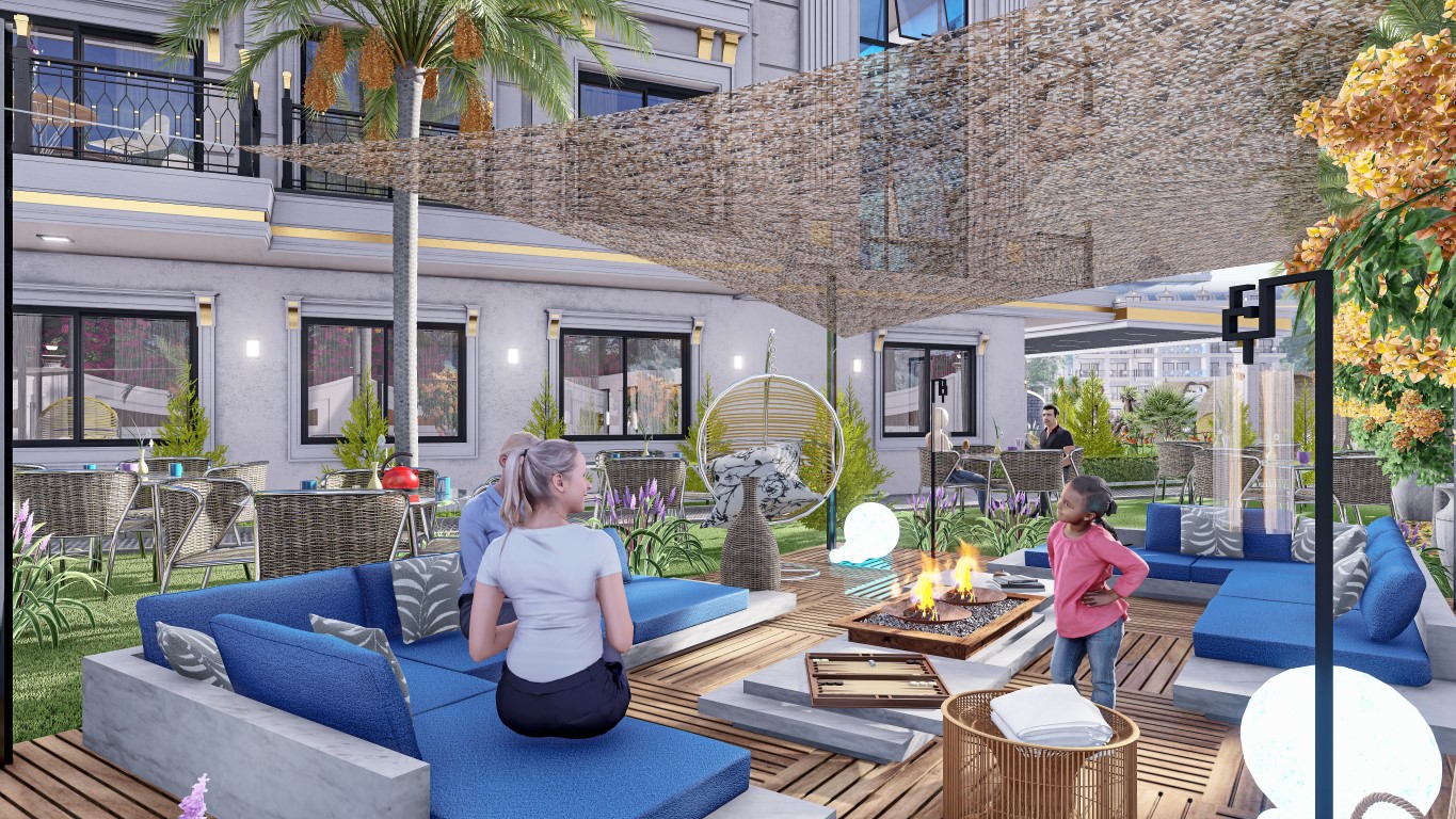 Project of a residential complex with covered parking and different plans 1+1,2+1,3+1,5+1 in the Oba district - Umbrella Group - Photo 29
