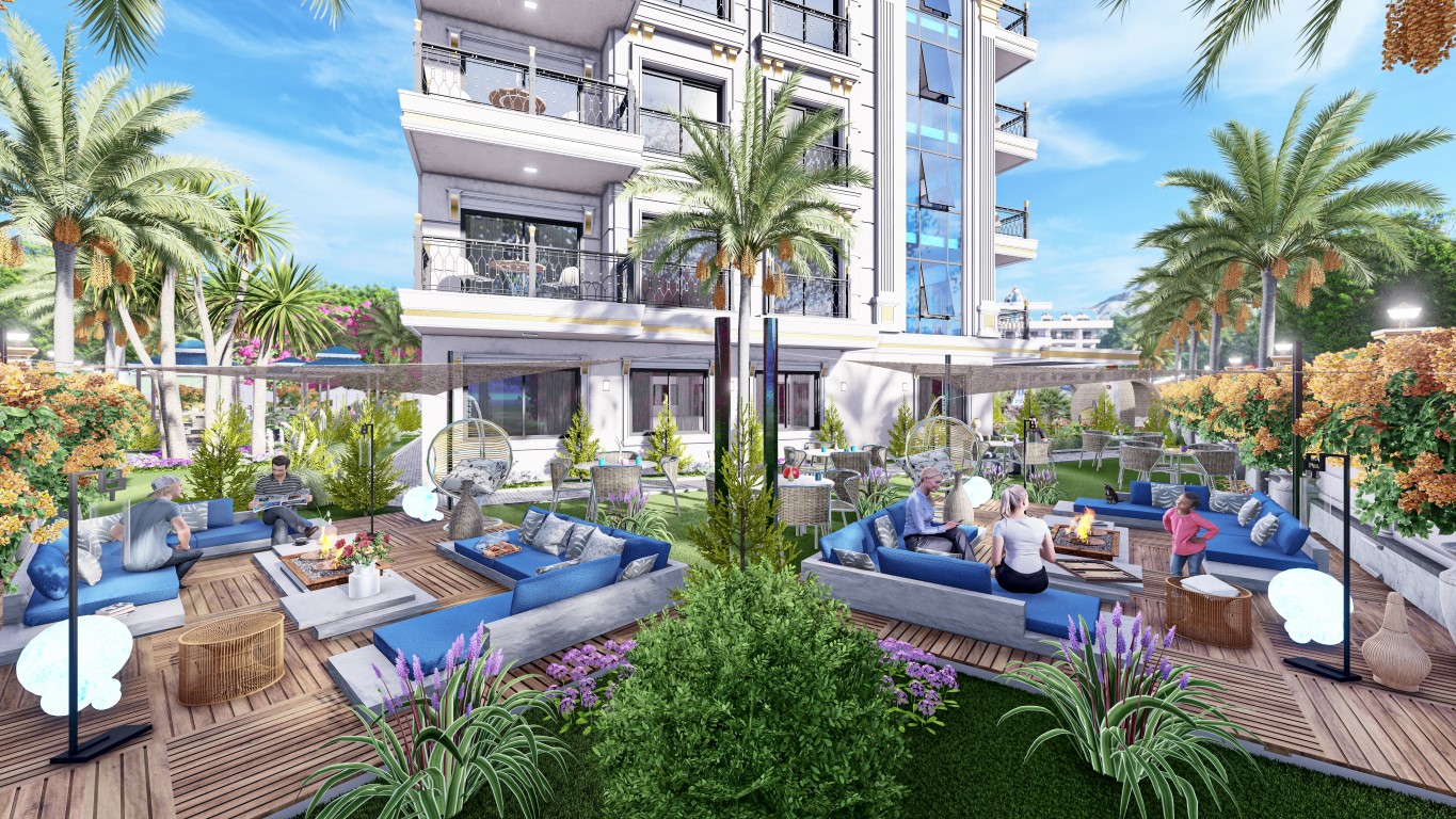 Project of a residential complex with covered parking and different plans 1+1,2+1,3+1,5+1 in the Oba district - Umbrella Group - Photo 31