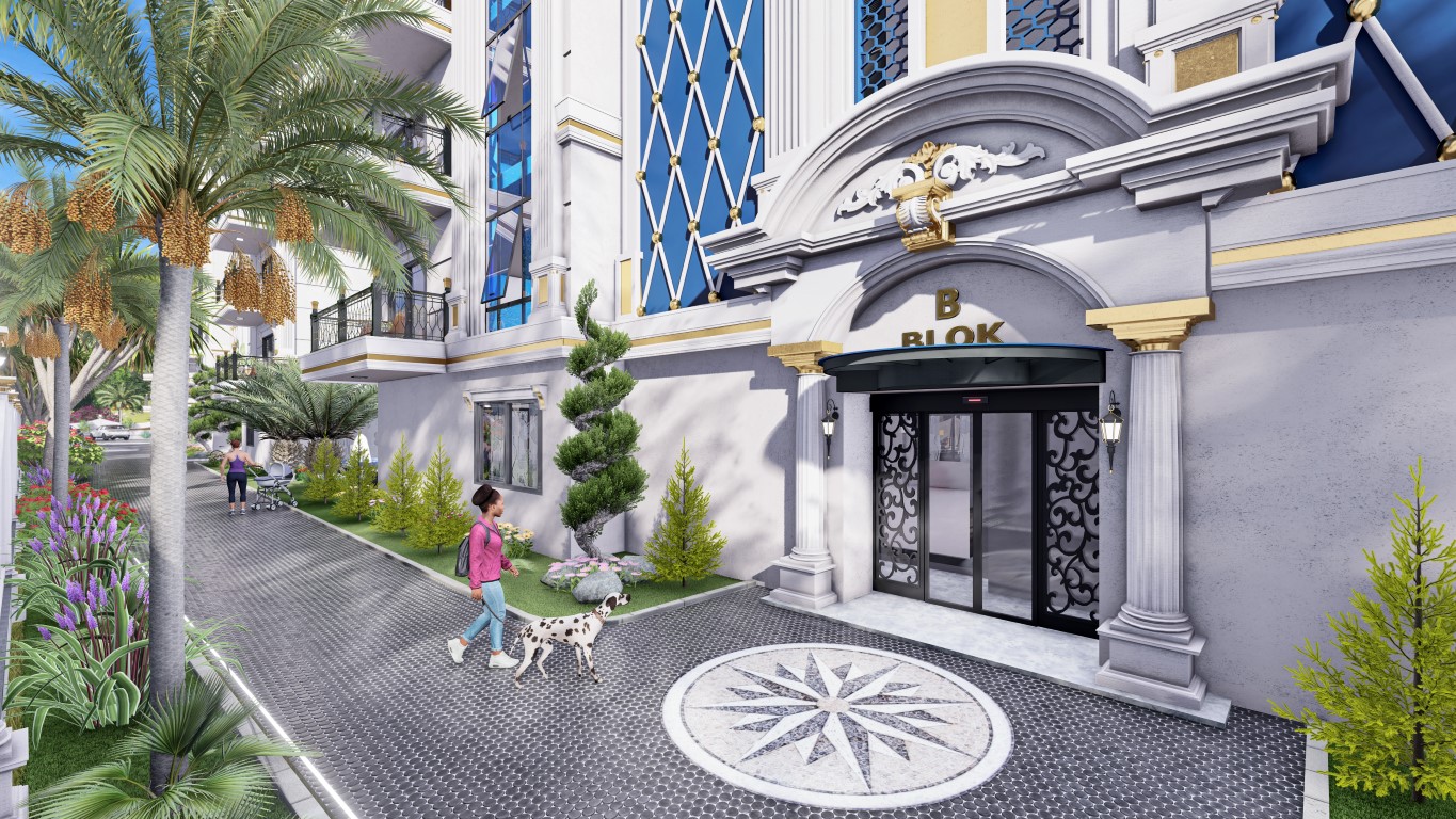 Project of a residential complex with covered parking and different plans 1+1,2+1,3+1,5+1 in the Oba district - Umbrella Group - Photo 32