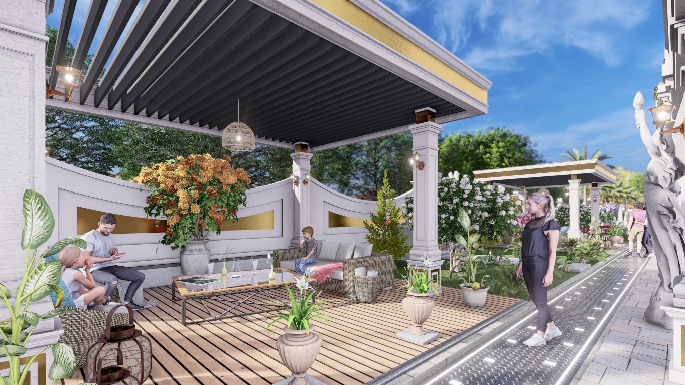 Project of a residential complex with covered parking and different plans 1+1,2+1,3+1,5+1 in the Oba district - Umbrella Group - Photo 34