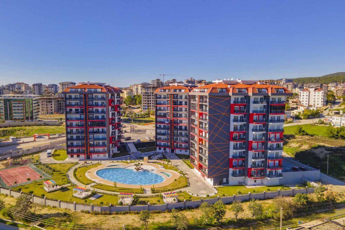 One bedroom apartment in a new complex, without furniture (53 m2) - Umbrella Group
