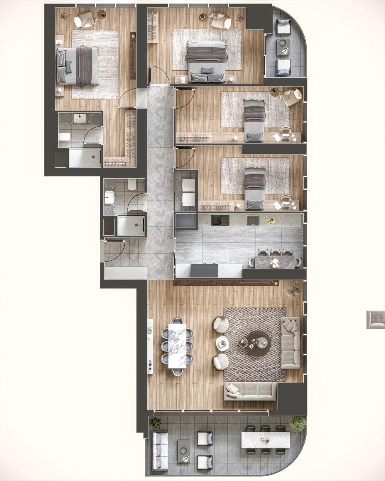 Luxury modern residential complex in the Bornova area - Umbrella Group - Photo 42