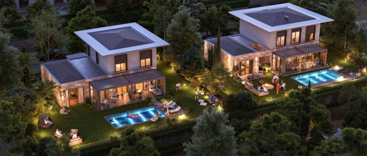 New project villas with private pool in Urla area - Umbrella Group - Photo 2