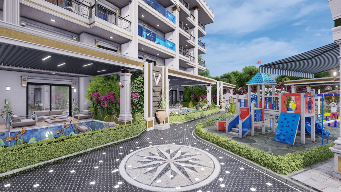 Project of a residential complex with covered parking and different plans 1+1,2+1,3+1,5+1 in the Oba district - Umbrella Group - Photo 38