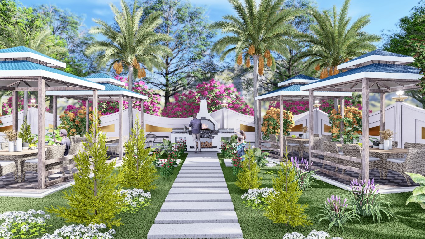 Project of a residential complex with covered parking and different plans 1+1,2+1,3+1,5+1 in the Oba district - Umbrella Group - Photo 43