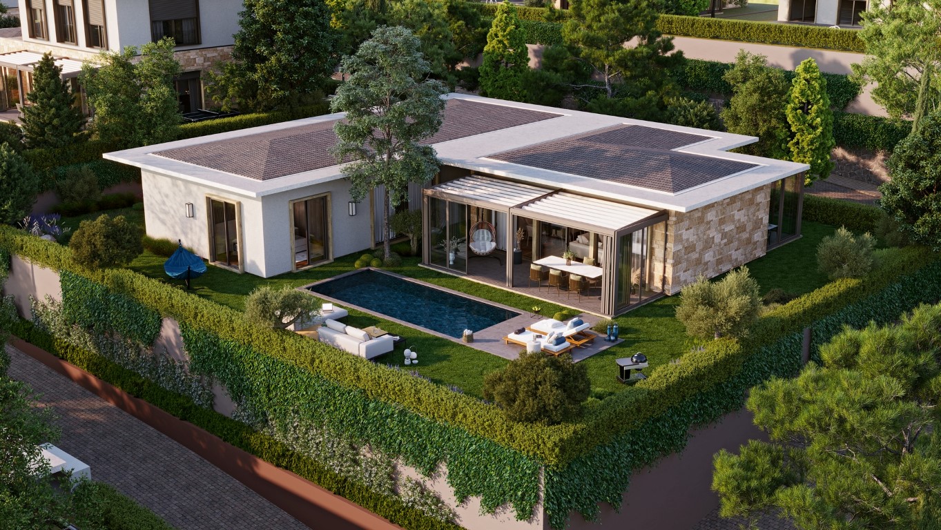 New project villas with private pool in Urla area - Umbrella Group - Photo 18