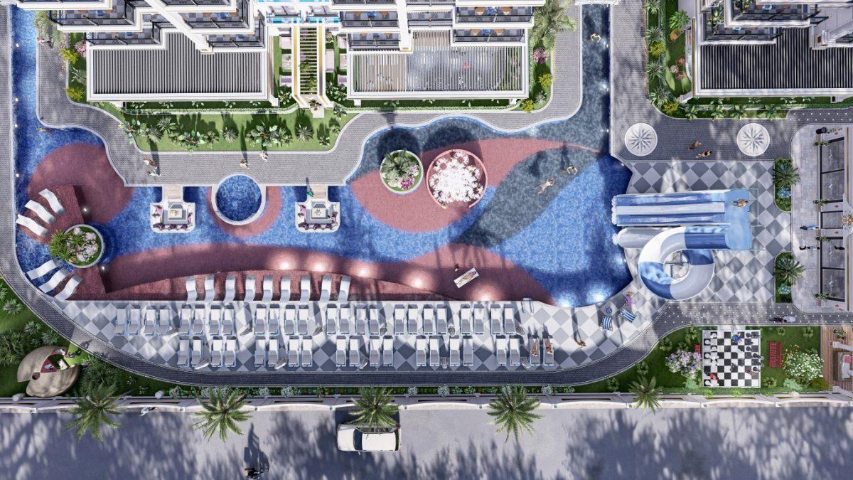 Project of a residential complex with covered parking and different plans 1+1,2+1,3+1,5+1 in the Oba district - Umbrella Group - Photo 9
