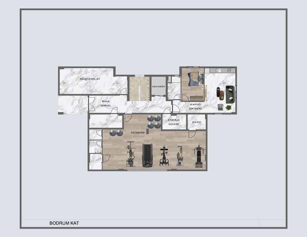 Modern project of five-storey residential complex in Pajallar district - Umbrella Group - Photo 10