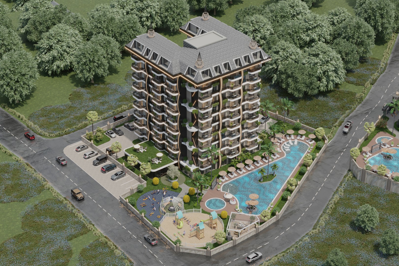 Modern investment project under construction in Avsallar district - Umbrella Group - Photo 4