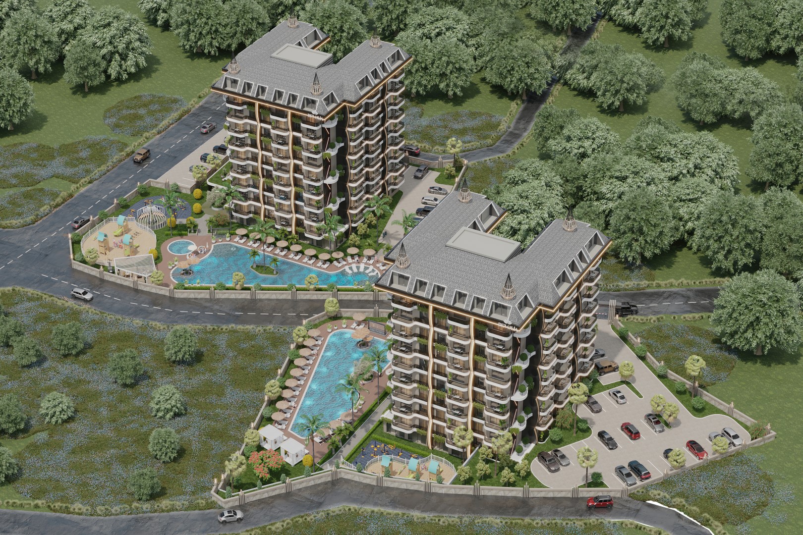Modern investment project under construction in Avsallar district - Umbrella Group - Photo 2
