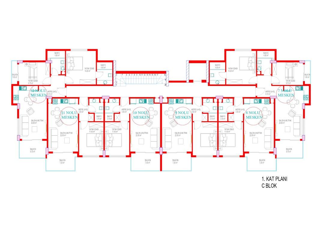 New project in classical style with rich infrastructure SİGNATURE in Oba - Umbrella Group - Photo 26