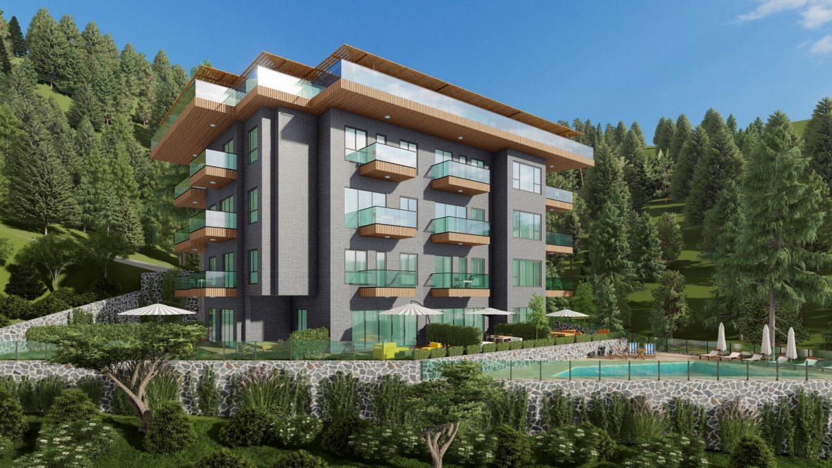 Project of a residential complex overlooking the sea and covered parking - Umbrella Group