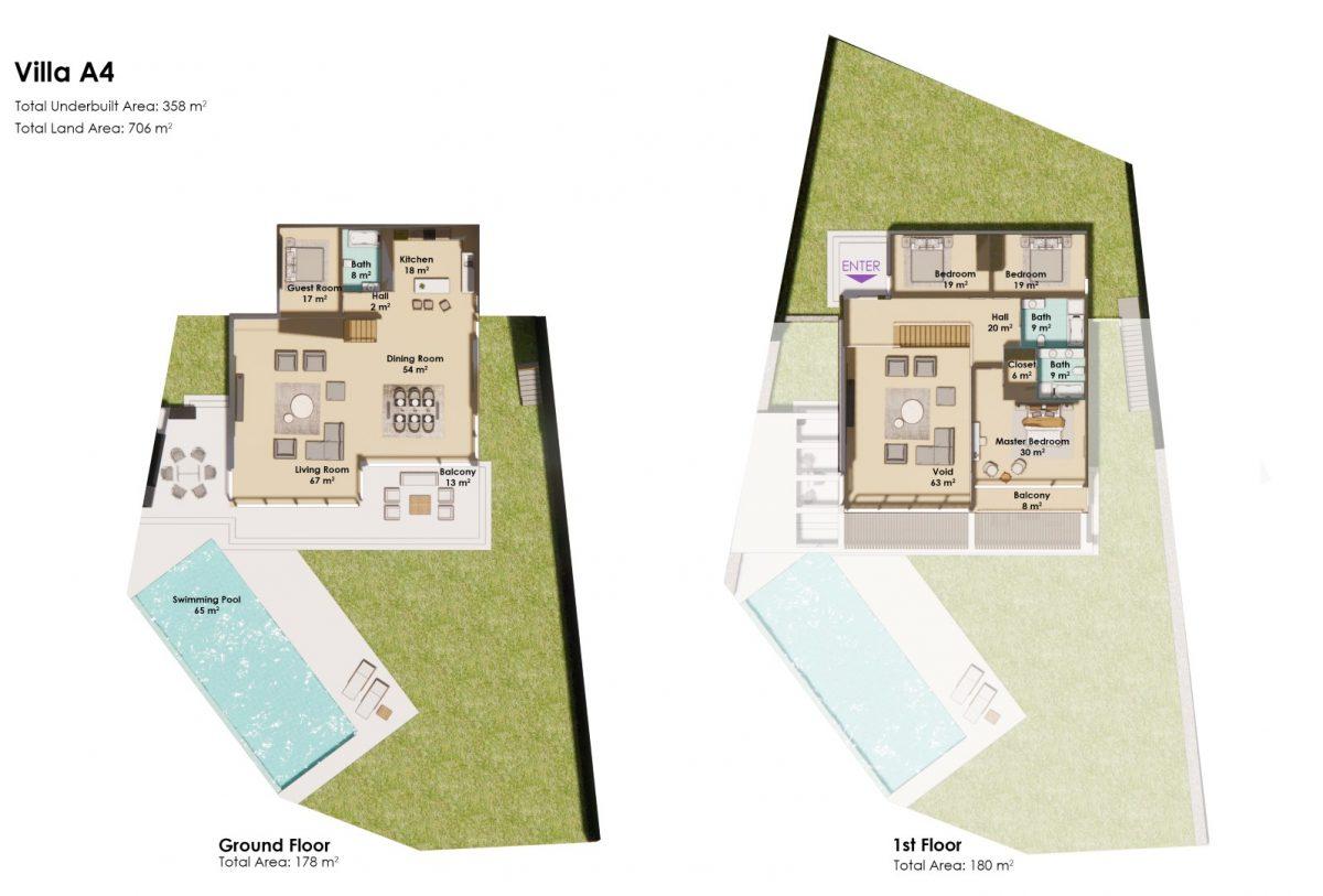 Spacious bright villas with beautiful sea and beach views of Cleopatra - Umbrella Group - Photo 21