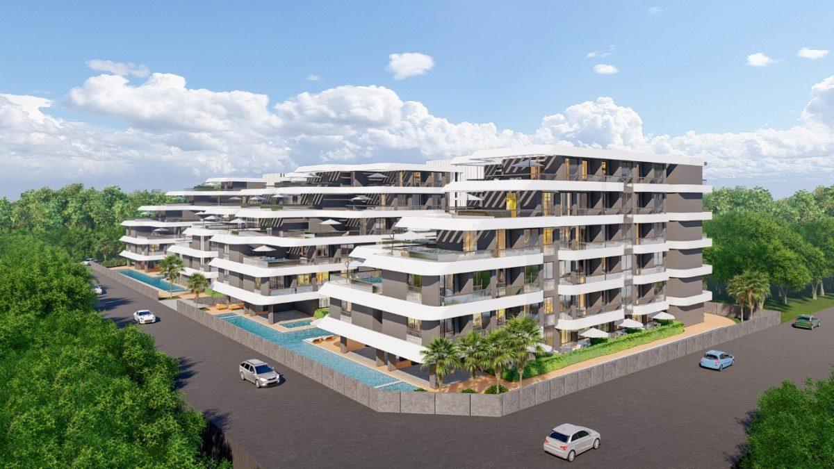 New large-scale project in the city of Antalya, apartments with an area of 50 to 125 m2 - Umbrella Group