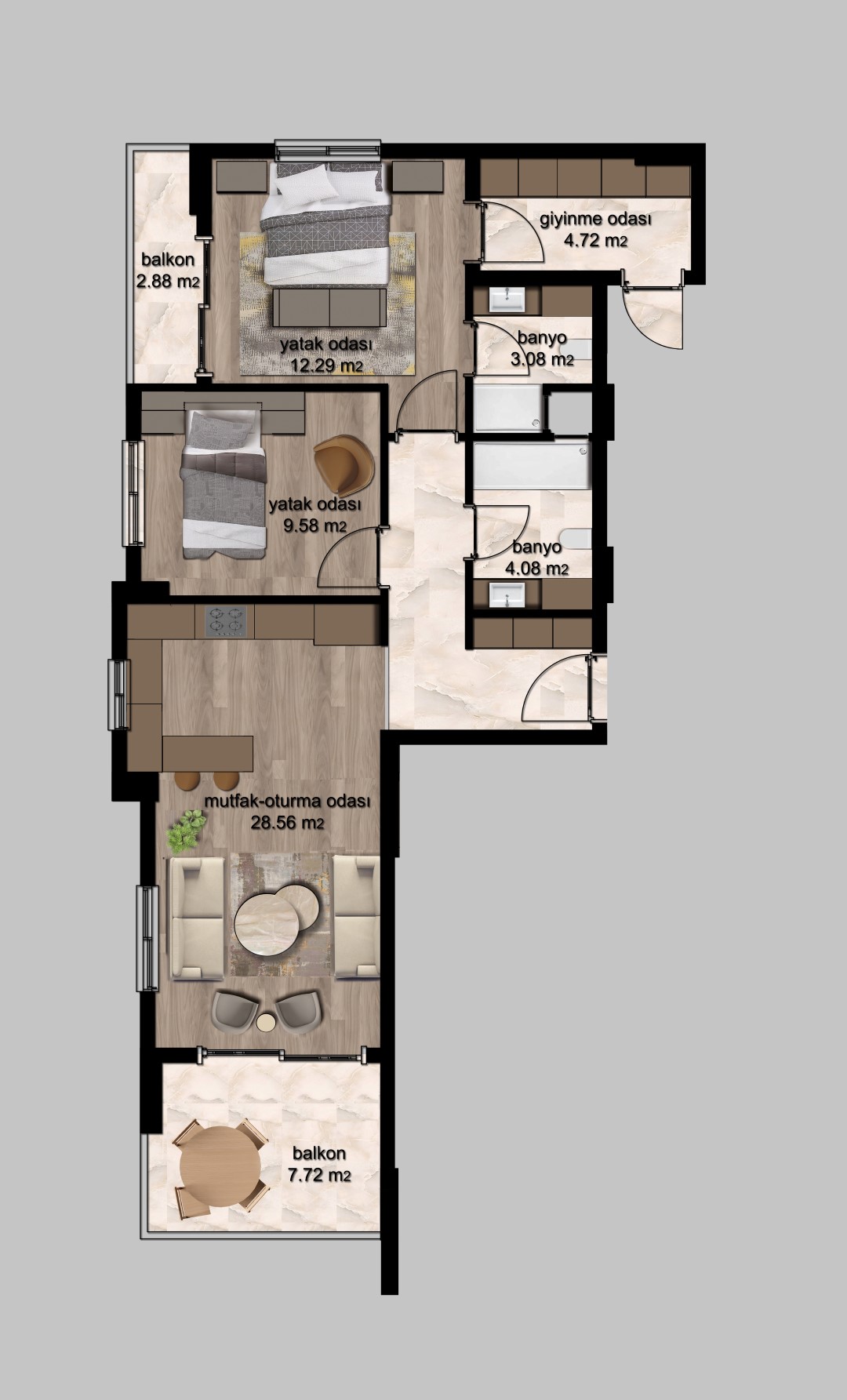 Project residential complex 200 meters from the beach of Mersin - Umbrella Group - Photo 23