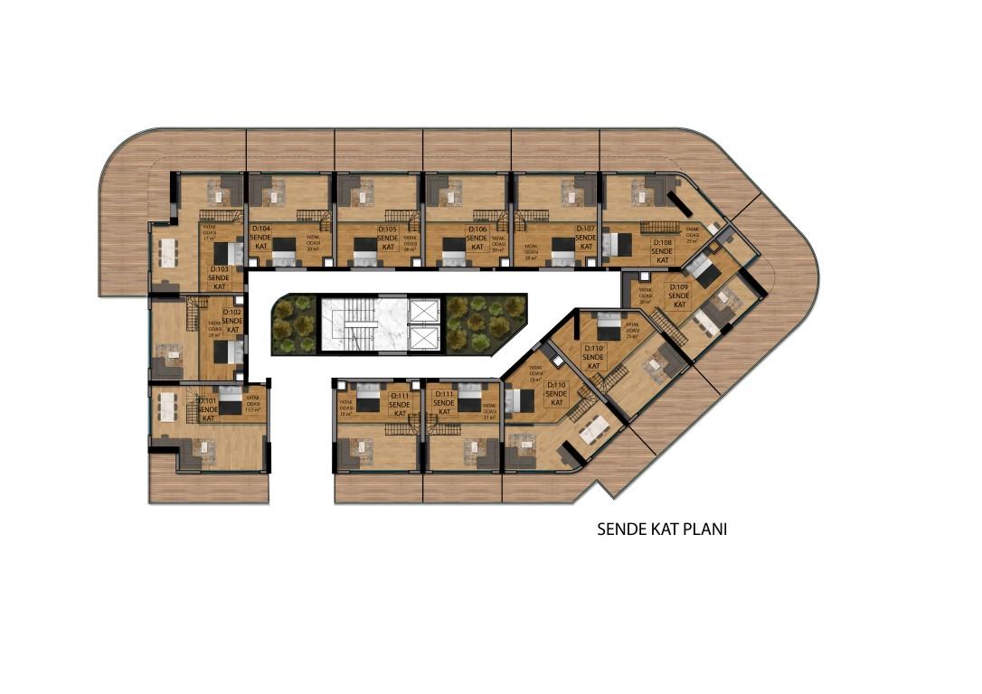 Modern style apartment complex with commercial premises in Northern Cyprus - Umbrella Group - Photo 14