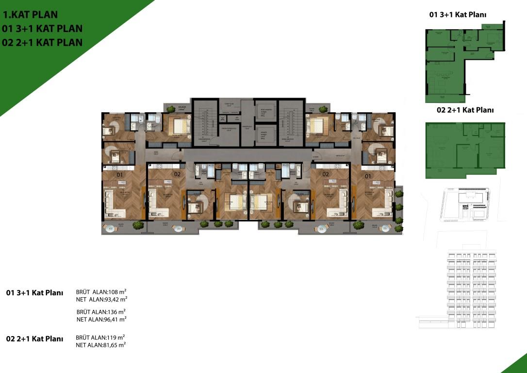 New modern project by the sea in Mersin, 250 m to the beach - Umbrella Group - Photo 17
