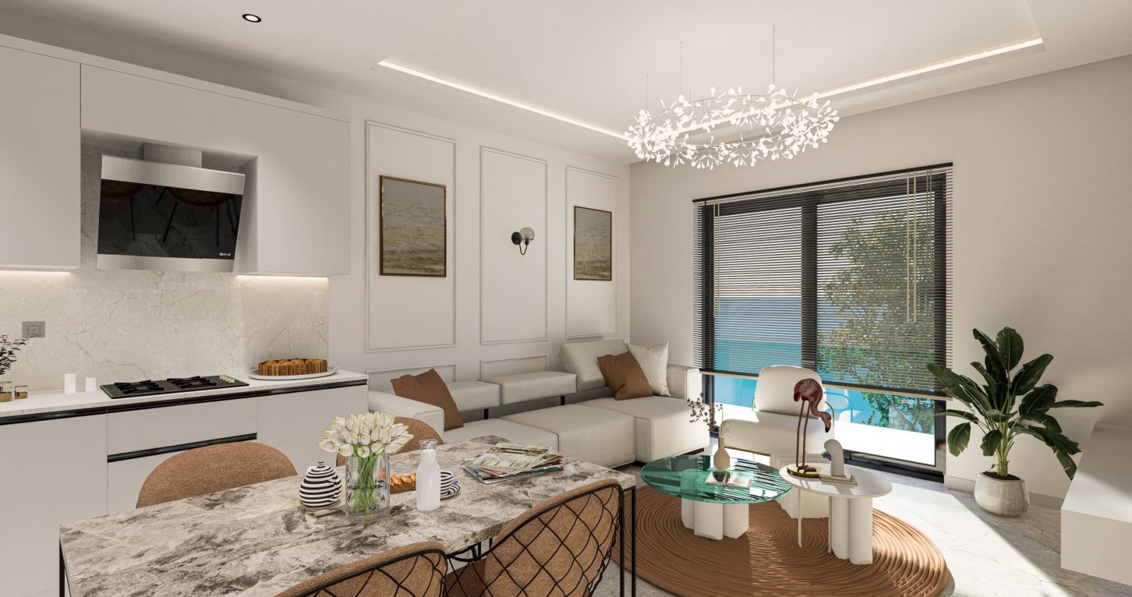 New cozy residential complex in Turkey, 200 meters from the sea in the area of Kestel - Umbrella Group - Photo 16