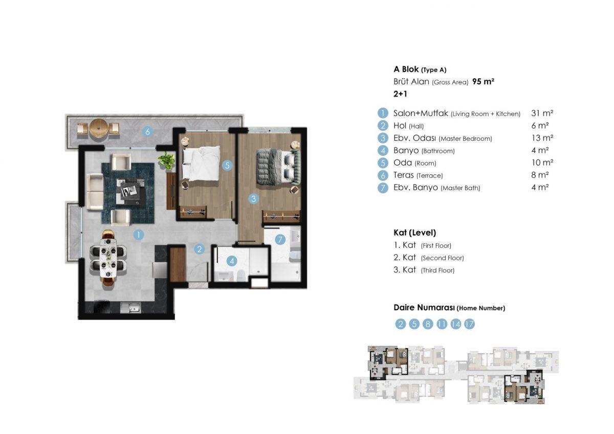 New residential complex in Northern Cyprus with spacious layout - Umbrella Group - Photo 17