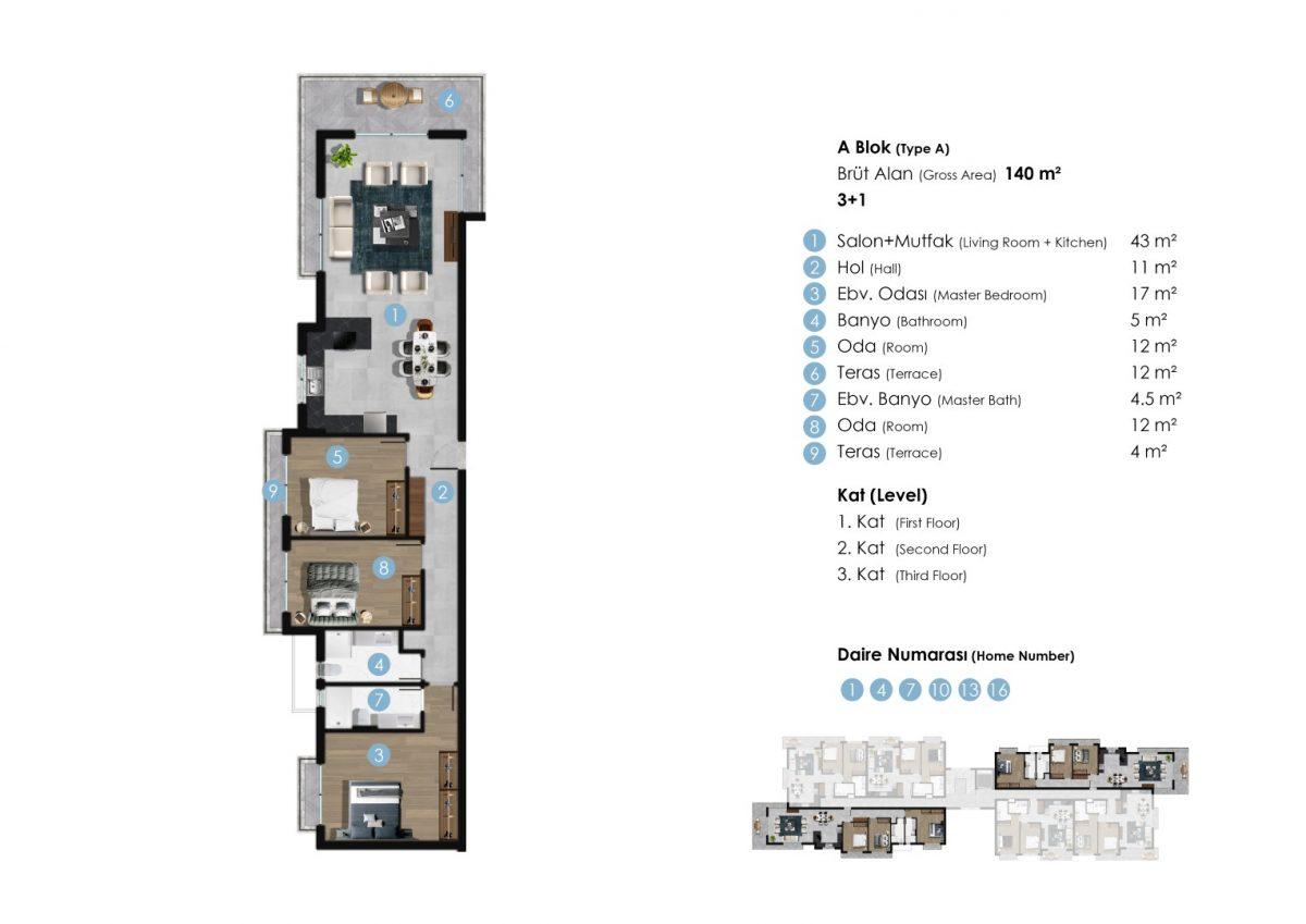 New residential complex in Northern Cyprus with spacious layout - Umbrella Group - Photo 19