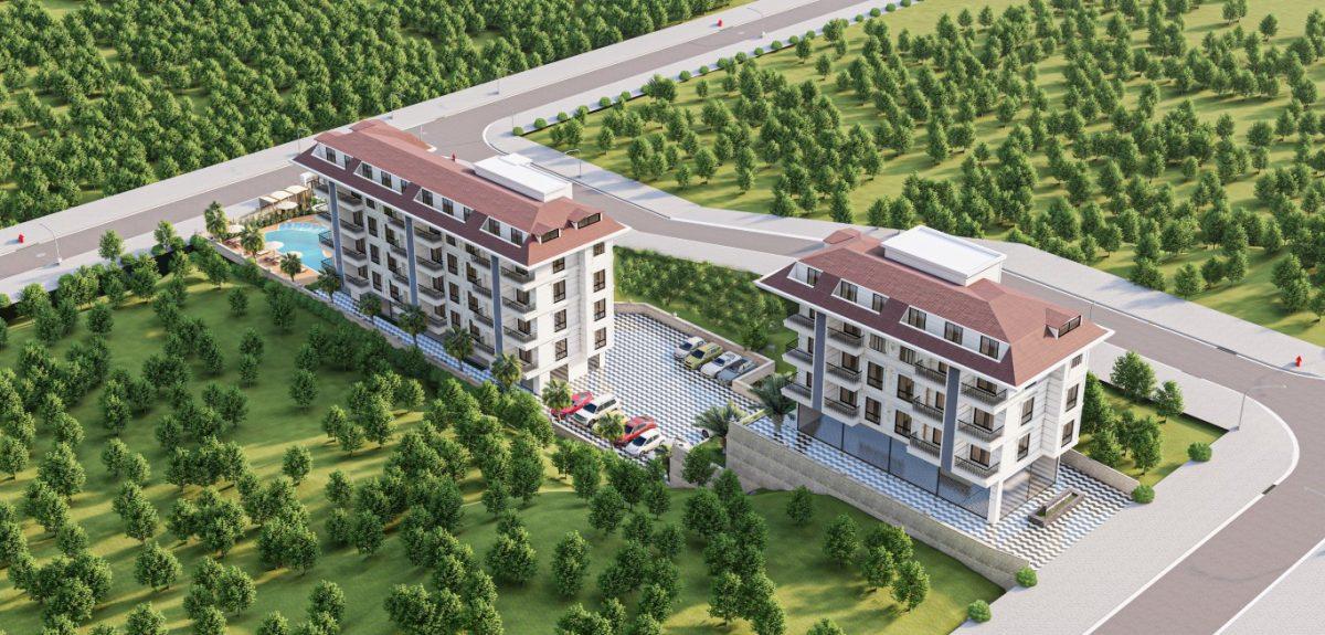 Modern Style Apartment Complex in Kestel - Umbrella Group