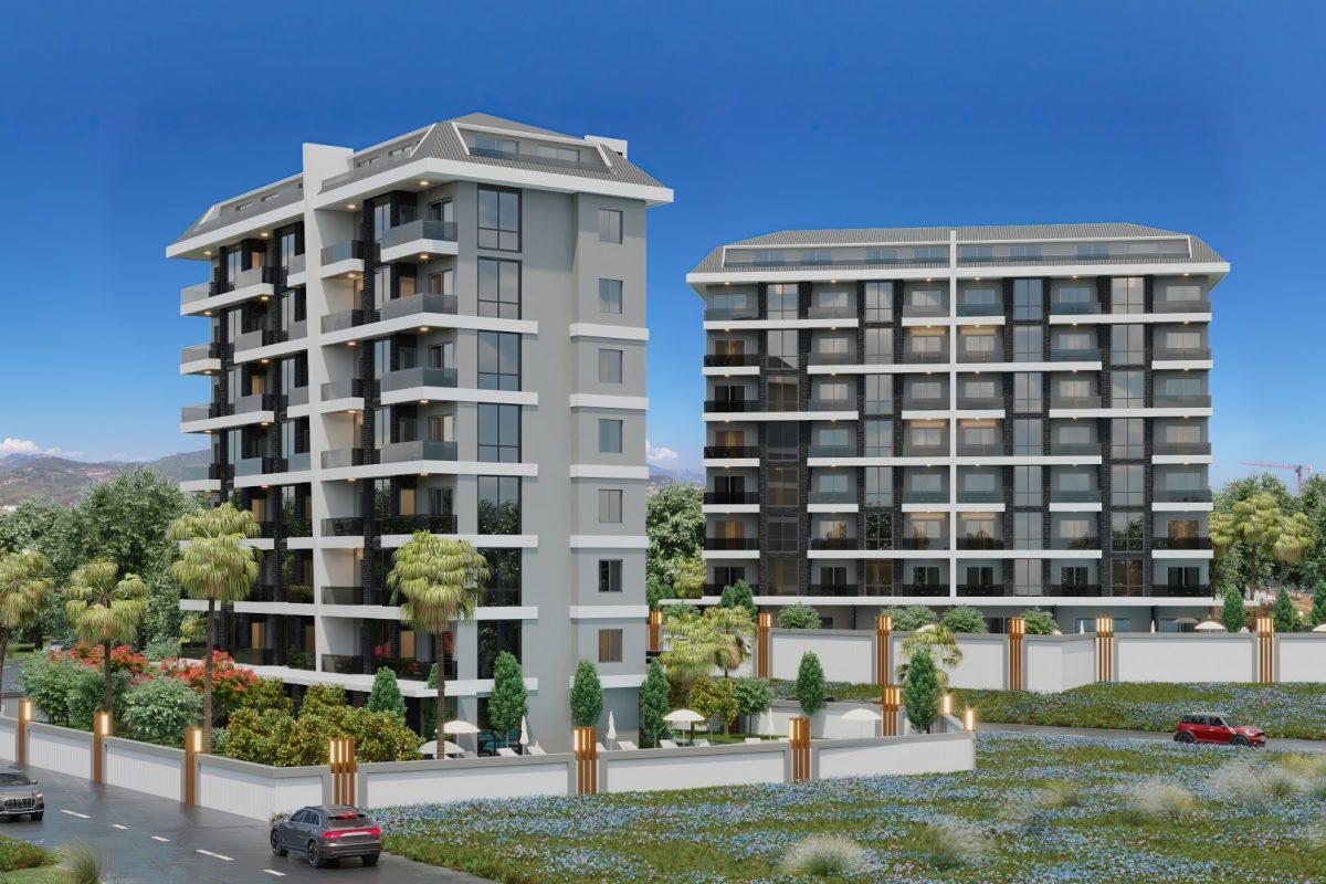 New residential complex in Turkey next to the pine forest in the area of Avsallar, Alanya (Plans 1+1, 2+1, 3+1) - Umbrella Group - Photo 2