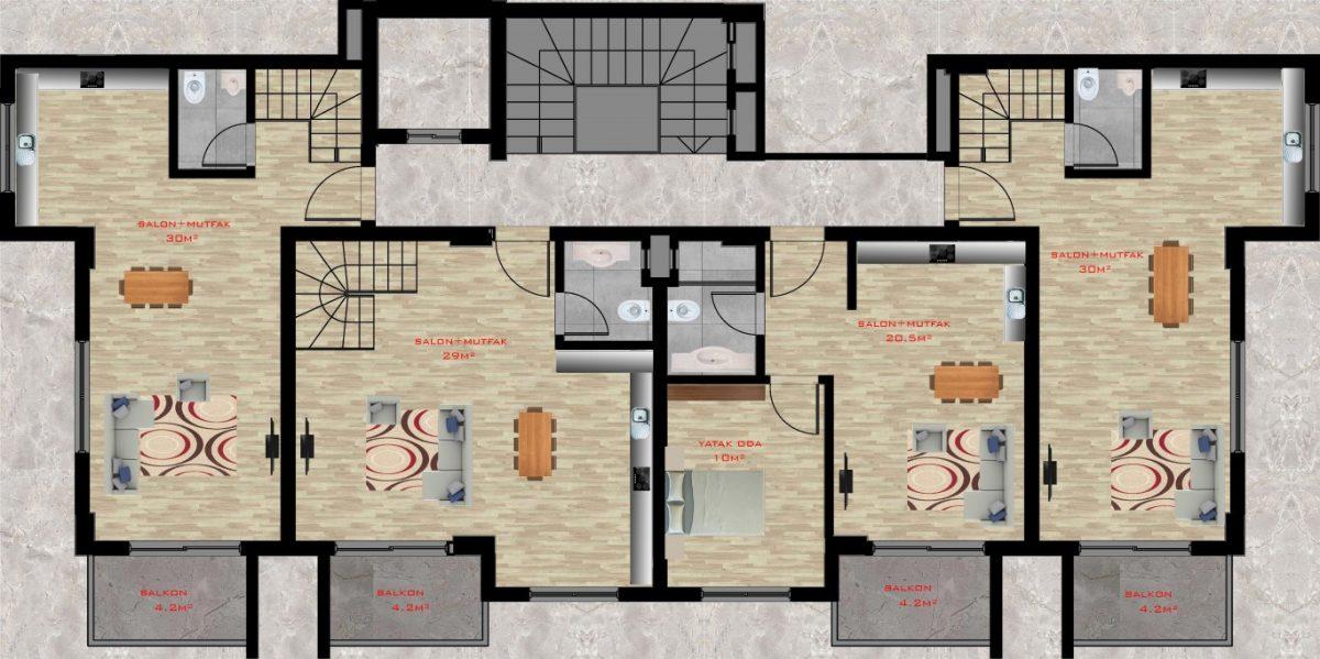 Modern Style Apartment Complex in Kestel - Umbrella Group - Photo 34