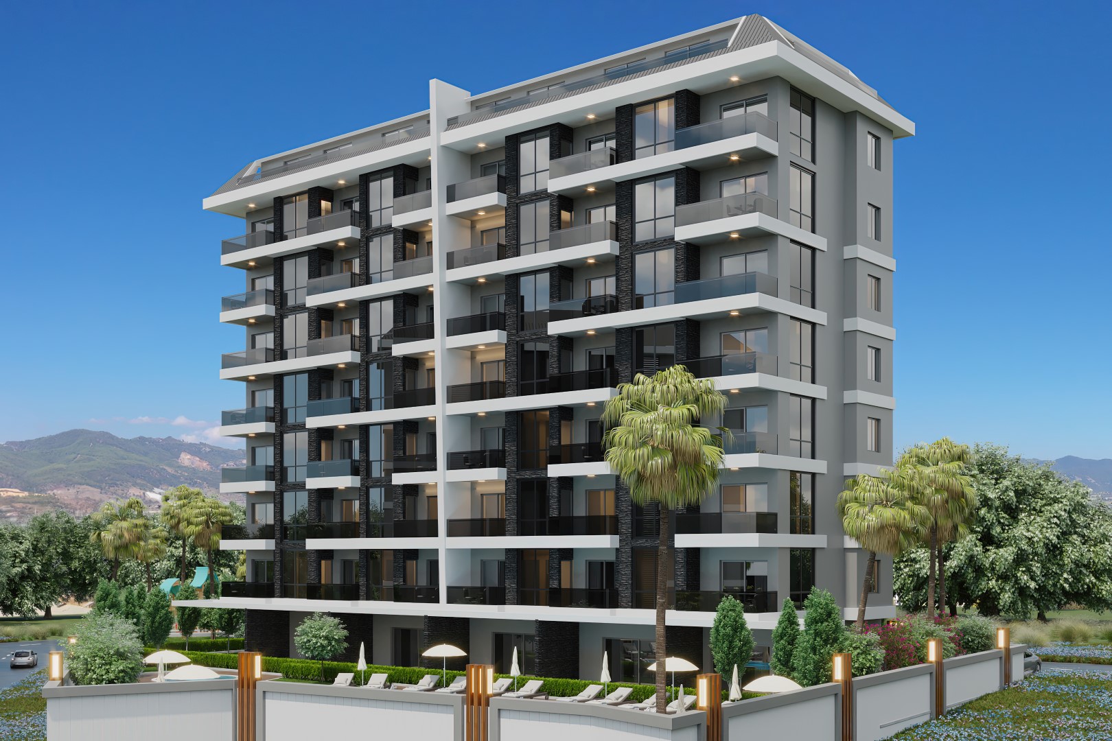 New residential complex in Turkey next to the pine forest in the area of Avsallar, Alanya (Plans 1+1, 2+1, 3+1) - Umbrella Group - Photo 3