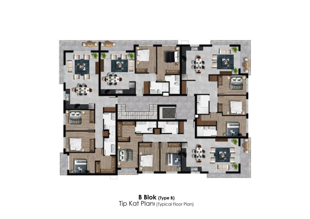 New residential complex in Northern Cyprus with spacious layout - Umbrella Group - Photo 23