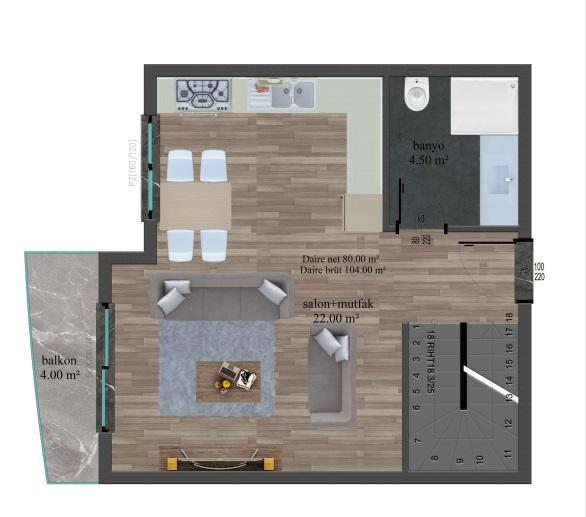 New modern complex with plans 1+1, 2+1 in the Kargyjak area - Umbrella Group - Photo 15