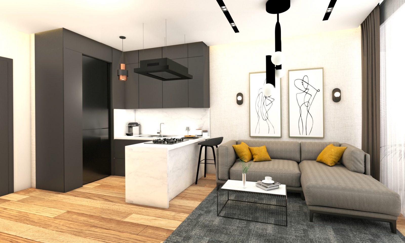 Modern style apartment complex with commercial premises in Northern Cyprus - Umbrella Group - Photo 32