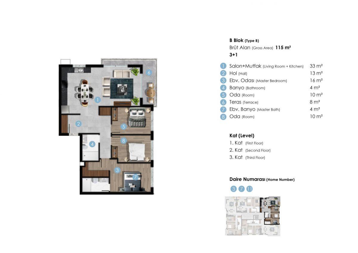 New residential complex in Northern Cyprus with spacious layout - Umbrella Group - Photo 26