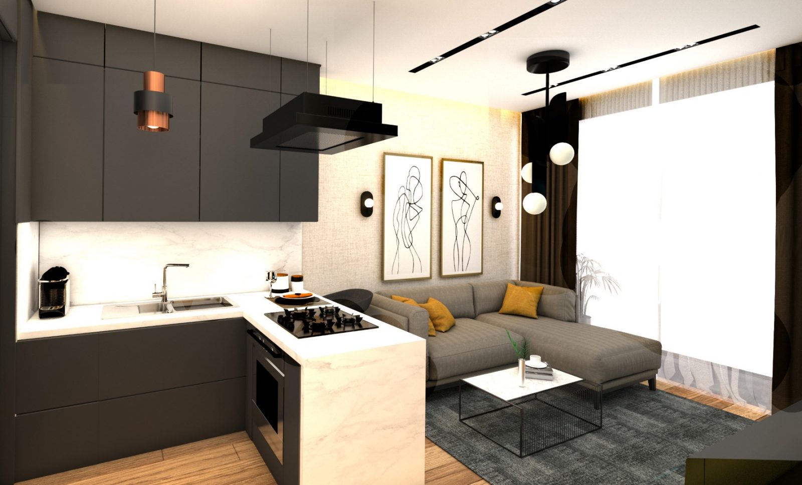 Modern style apartment complex with commercial premises in Northern Cyprus - Umbrella Group - Photo 33