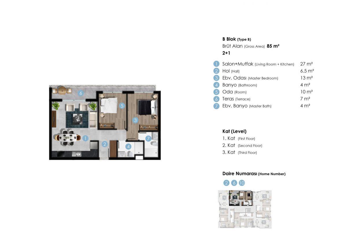 New residential complex in Northern Cyprus with spacious layout - Umbrella Group - Photo 25