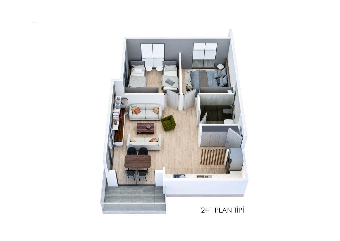 Apartment complex near the sea (500 м) in Mersin - Umbrella Group - Photo 18